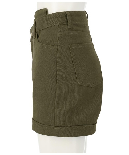 ANAP(アナップ)の「ツイルデザインショートパンツ(その他パンツ・レディース・サックスブルー/グレイッシュベージュ/パープル/スミクロ/アイボリー・S/M/L)」の22枚目の写真