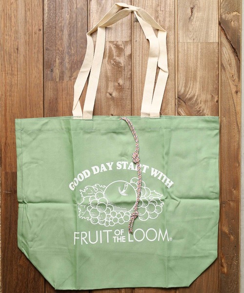 FRUIT OF THE LOOM(フルーツオブザルーム)の「/FRUIT OF THE LOOM/BRAIDED CORD TOTE BAG(トートバッグ・メンズ・ピンク/イエロー/オレンジ/ライトグリーン/オフホワイト/ライトブルー/ライトパープル・FREE)」の20枚目の写真