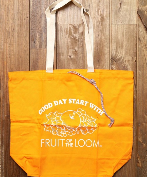 FRUIT OF THE LOOM(フルーツオブザルーム)の「/FRUIT OF THE LOOM/BRAIDED CORD TOTE BAG(トートバッグ・メンズ・ピンク/イエロー/オレンジ/ライトグリーン/オフホワイト/ライトブルー/ライトパープル・FREE)」の21枚目の写真