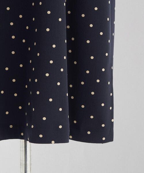 LOEFF（ロエフ）の「＜LOEFF（ロエフ）＞ドット デシン ワンピース（ワンピース・レディース・ネイビー・0/1）」の8枚目の写真