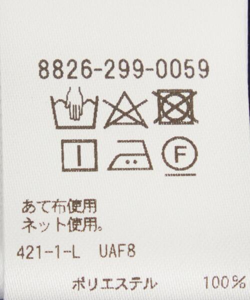 LOEFF（ロエフ）の「＜LOEFF（ロエフ）＞ドット デシン ワンピース（ワンピース・レディース・ネイビー・0/1）」の4枚目の写真