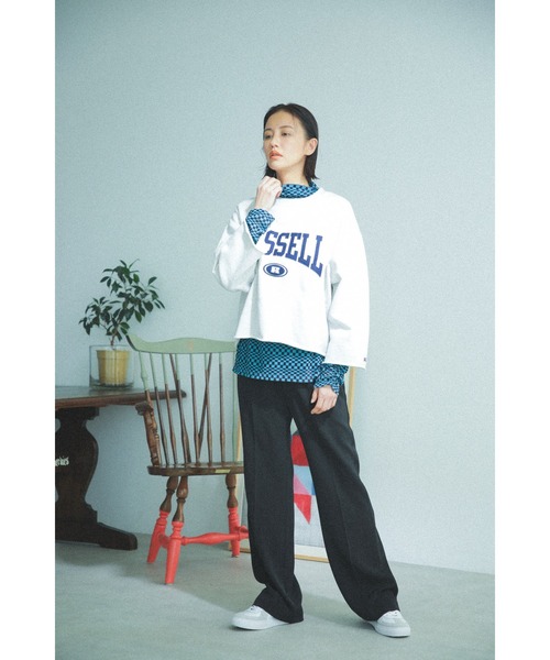 ROSE BUD（ローズバッド）の「フレアシルエットパンツ（その他パンツ・レディース・ブラック/ベージュ/グリーン・SMALL/MEDIUM）」の6枚目の写真