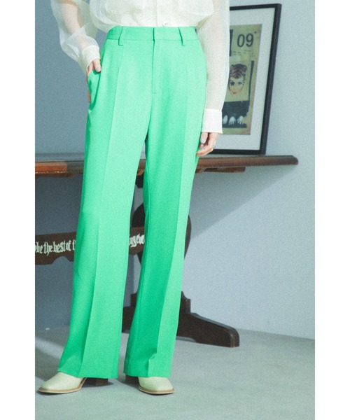 ROSE BUD（ローズバッド）の「フレアシルエットパンツ（その他パンツ・レディース・ブラック/ベージュ/グリーン・SMALL/MEDIUM）」の11枚目の写真