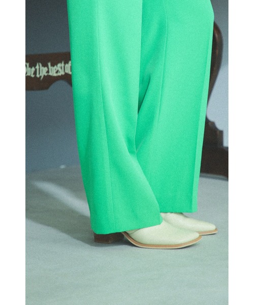 ROSE BUD（ローズバッド）の「フレアシルエットパンツ（その他パンツ・レディース・ブラック/ベージュ/グリーン・SMALL/MEDIUM）」の15枚目の写真