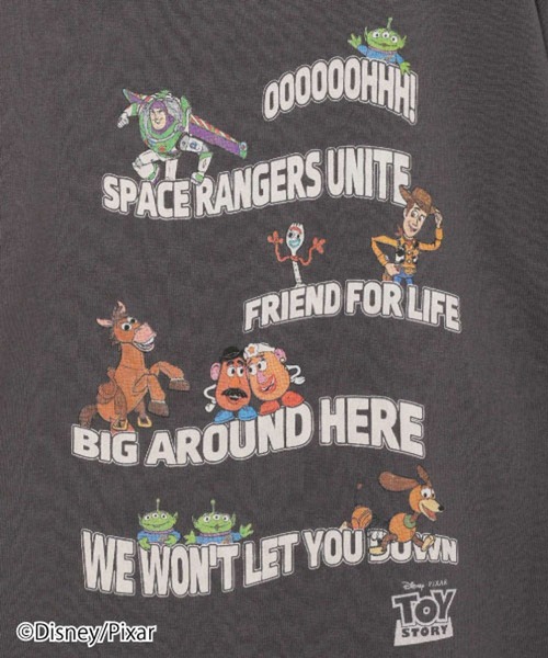 GLOBAL WORK（グローバルワーク）の「キッズ/Disney&Pixar/グラフィック長袖/258090（Tシャツ/カットソー・キッズ・オフホワイト/ダークグレー/スカイブルー/ホワイト/チャコールグレー・140cm/130cm/160cm/150cm/120cm/100cm/110cm）」の8枚目の写真