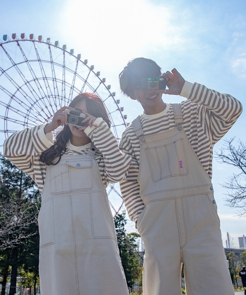 PairPair（ペアペア）の「バックピスネームジャンスカ（ワンピース・レディース・アイボリー/ベージュ/ライトカーキ・フリー）」の16枚目の写真