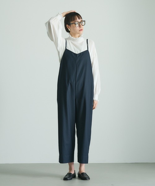 PUAL CE CIN（ピュアルセシン）の「襟袖レースシャーリングプルオーバーブラウス（シャツ/ブラウス・レディース・オフホワイト/ブラック・FREE）」の18枚目の写真