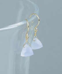 【anqanq.】 K18 pyramid ピアス