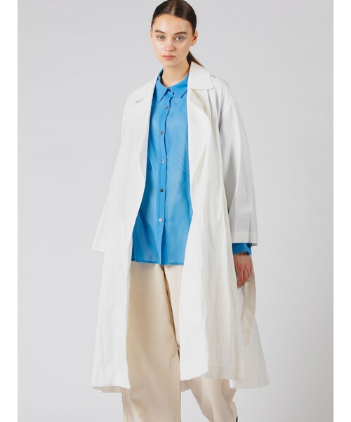 MIDIUMISOLID C / Pe ロングシャツコート MIDIUMISOLID Men's C / Pe