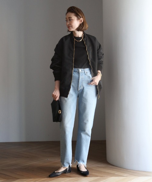 Deuxieme Classe（ドゥーズィエムクラス）の「*ミリタリーブルゾン（ミリタリージャケット・レディース・ブラック/カーキ・FREE）」の6枚目の写真