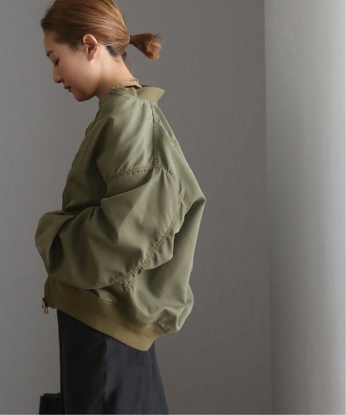 Deuxieme Classe（ドゥーズィエムクラス）の「*ミリタリーブルゾン（ミリタリージャケット・レディース・ブラック/カーキ・FREE）」の10枚目の写真