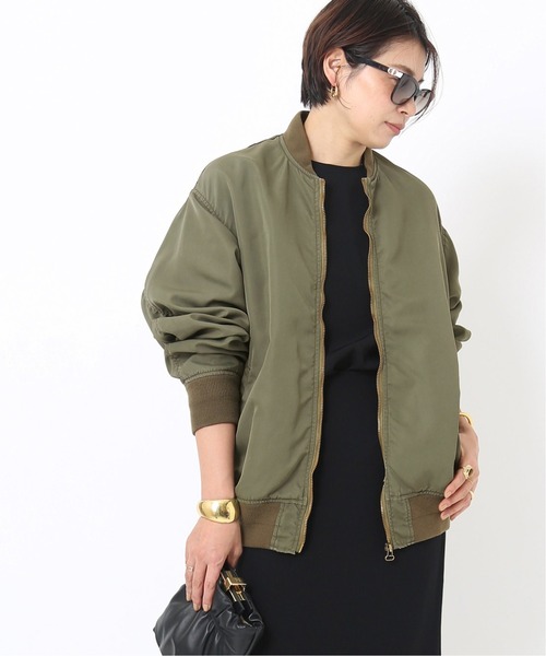Deuxieme Classe（ドゥーズィエムクラス）の「*ミリタリーブルゾン（ミリタリージャケット・レディース・ブラック/カーキ・FREE）」の16枚目の写真