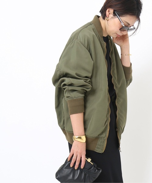 Deuxieme Classe（ドゥーズィエムクラス）の「*ミリタリーブルゾン（ミリタリージャケット・レディース・ブラック/カーキ・FREE）」の17枚目の写真