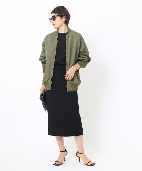 Deuxieme Classe（ドゥーズィエムクラス）の「*ミリタリーブルゾン（ミリタリージャケット・レディース・ブラック/カーキ・FREE）」の18枚目の写真