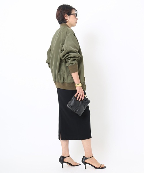 Deuxieme Classe（ドゥーズィエムクラス）の「*ミリタリーブルゾン（ミリタリージャケット・レディース・ブラック/カーキ・FREE）」の19枚目の写真
