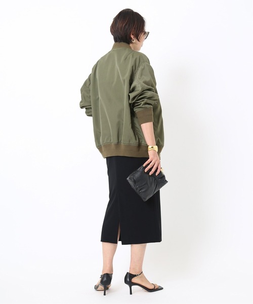 Deuxieme Classe（ドゥーズィエムクラス）の「*ミリタリーブルゾン（ミリタリージャケット・レディース・ブラック/カーキ・FREE）」の20枚目の写真