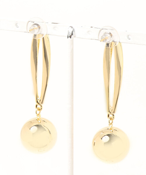 Settimissimo(セッティミッシモ)の「ボールモーチーフスイングピアス(ピアス(両耳用)・レディース・シルバー/ゴールド・FREE)」の3枚目の写真