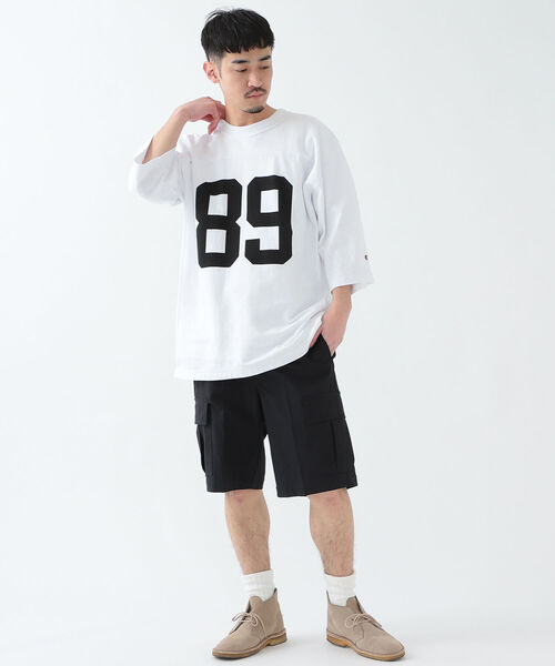 Dickies（ディッキーズ）の「Dickies(R) × BEAMS / 別注 Loose Polyester Cargo Shorts（その他パンツ・メンズ・ブラック/ベージュ・S/L/XL/M）」の8枚目の写真