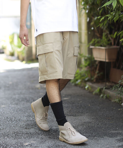 Dickies（ディッキーズ）の「Dickies(R) × BEAMS / 別注 Loose Polyester Cargo Shorts（その他パンツ・メンズ・ブラック/ベージュ・S/L/XL/M）」の12枚目の写真