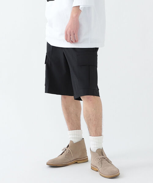 Dickies（ディッキーズ）の「Dickies(R) × BEAMS / 別注 Loose Polyester Cargo Shorts（その他パンツ・メンズ・ブラック/ベージュ・S/L/XL/M）」の14枚目の写真