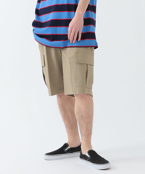 Dickies（ディッキーズ）の「Dickies(R) × BEAMS / 別注 Loose Polyester Cargo Shorts（その他パンツ・メンズ・ブラック/ベージュ・S/L/XL/M）」の16枚目の写真