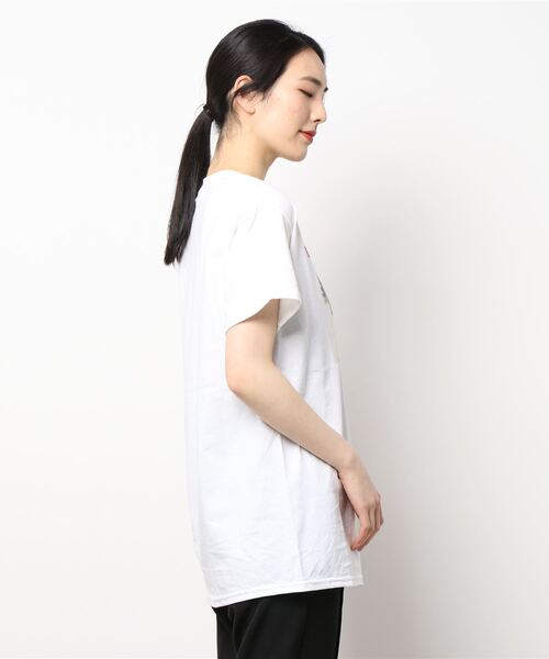 N.(N. Natural Beauty Basic)(エヌエヌナチュラルビューティーベーシック)の「GODLIS Tシャツ(Tシャツ/カットソー・レディース・ホワイト・MEDIUM)」の2枚目の写真