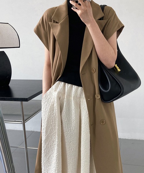 Leja 2way半袖トレンチコート風ワンピース チュニック Leja レジャ のファッション通販 Zozotown