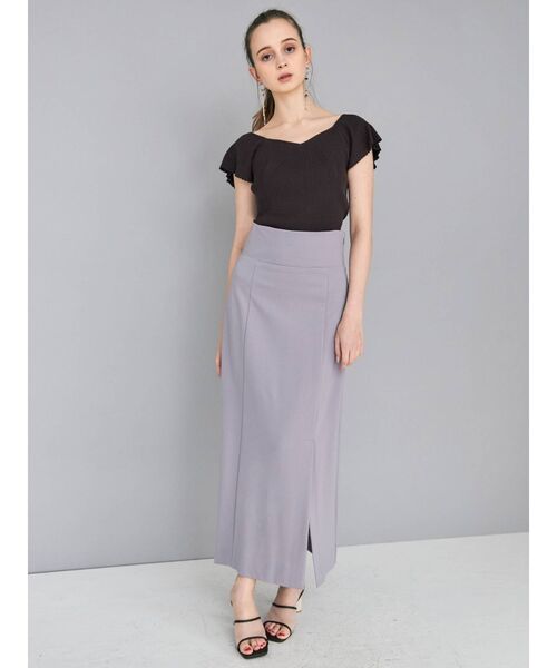 MERCURYDUO（マーキュリーデュオ）の「コルセットハイウエストスカート（スカート・レディース・ブラウン/ラベンダー/ベビーピンク・SMALL/MEDIUM）」の8枚目の写真