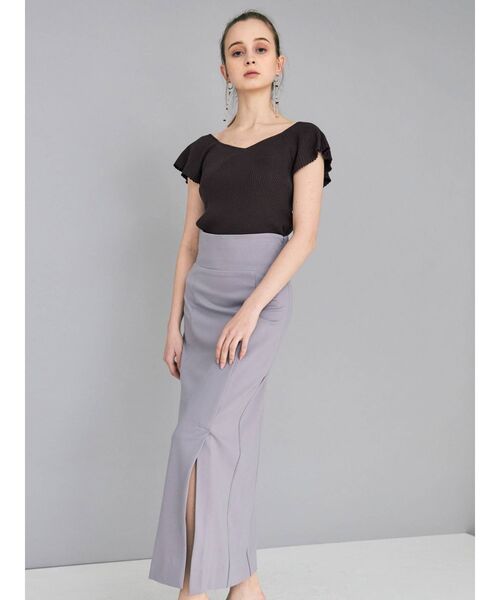 MERCURYDUO（マーキュリーデュオ）の「コルセットハイウエストスカート（スカート・レディース・ブラウン/ラベンダー/ベビーピンク・SMALL/MEDIUM）」の10枚目の写真