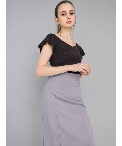 MERCURYDUO（マーキュリーデュオ）の「コルセットハイウエストスカート（スカート・レディース・ブラウン/ラベンダー/ベビーピンク・SMALL/MEDIUM）」の11枚目の写真