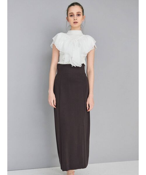 MERCURYDUO（マーキュリーデュオ）の「コルセットハイウエストスカート（スカート・レディース・ブラウン/ラベンダー/ベビーピンク・SMALL/MEDIUM）」の16枚目の写真