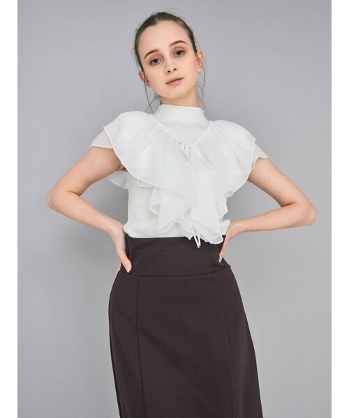 MERCURYDUO（マーキュリーデュオ）の「コルセットハイウエストスカート（スカート・レディース・ブラウン/ラベンダー/ベビーピンク・SMALL/MEDIUM）」の21枚目の写真