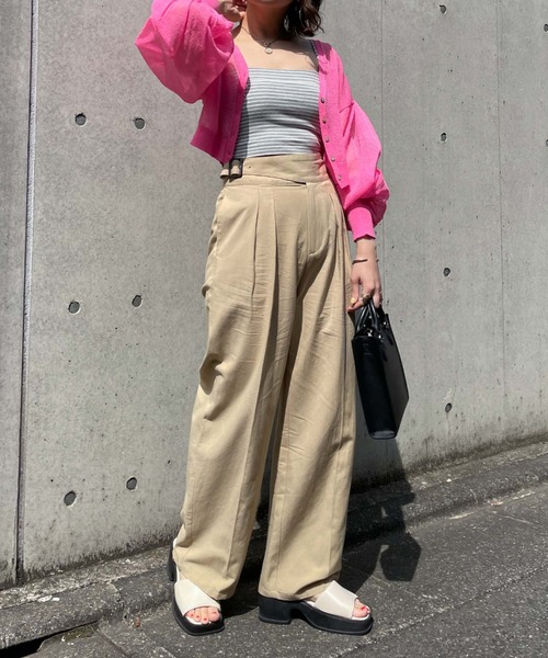 archives(アルシーヴ)の「グルカストレートパンツ(その他パンツ・レディース・ブラック/ベージュ/グリーン・MEDIUM)」の7枚目の写真