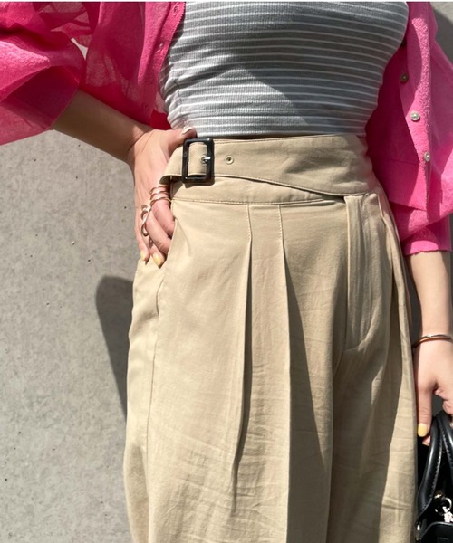 archives(アルシーヴ)の「グルカストレートパンツ(その他パンツ・レディース・ブラック/ベージュ/グリーン・MEDIUM)」の10枚目の写真