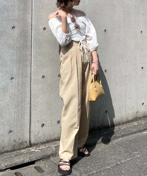 archives(アルシーヴ)の「グルカストレートパンツ(その他パンツ・レディース・ブラック/ベージュ/グリーン・MEDIUM)」の21枚目の写真