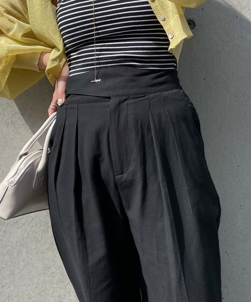 archives(アルシーヴ)の「グルカストレートパンツ(その他パンツ・レディース・ブラック/ベージュ/グリーン・MEDIUM)」の15枚目の写真