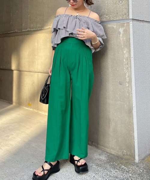 archives(アルシーヴ)の「グルカストレートパンツ(その他パンツ・レディース・ブラック/ベージュ/グリーン・MEDIUM)」の16枚目の写真