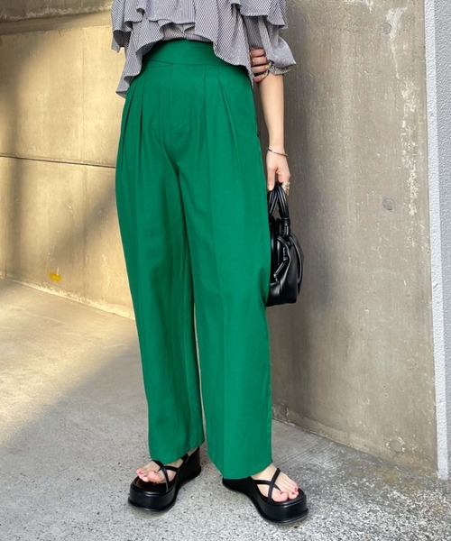 archives(アルシーヴ)の「グルカストレートパンツ(その他パンツ・レディース・ブラック/ベージュ/グリーン・MEDIUM)」の19枚目の写真