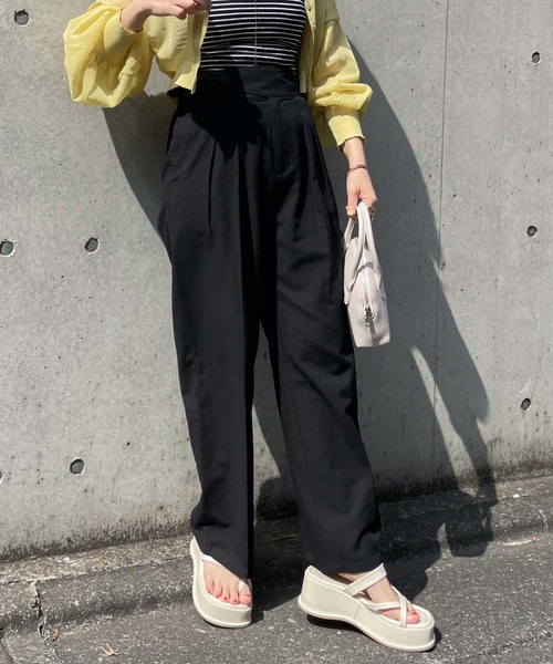 archives(アルシーヴ)の「グルカストレートパンツ(その他パンツ・レディース・ブラック/ベージュ/グリーン・MEDIUM)」の14枚目の写真