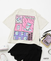 【KIDS】【BT21】キッズキャラクターTシャツ
