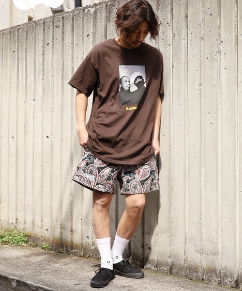 PLEASURES CASKET WOVEN SHORTSペイズリー柄ショーツ PLEASURES（プレジャー）の「PLEASURES/プレジャーズ CASKET