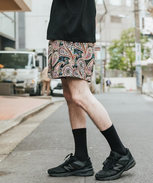 PLEASURES CASKET WOVEN SHORTSペイズリー柄ショーツ PLEASURES（プレジャー）の「PLEASURES/プレジャーズ CASKET