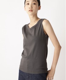human woman | ◆オーガニックコットンベアテレコタンクトップ(タンクトップ)