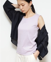 human woman | ◆オーガニックコットンベアテレコタンクトップ(タンクトップ)