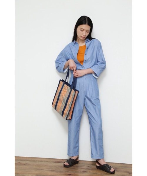 human woman（ヒューマンウーマン）の「◆オーガニックコットンベアテレコタンクトップ（タンクトップ・レディース・ホワイト/ベージュ/ブラウン/パープル/ブルー/ライトグリーン/オレンジ/ホワイト系その他/グレー系その他/グリーン/ブラック/ブラウン系その他・MEDIUM）」の18枚目の写真