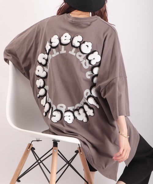 RE730（アールイーセブンサーティー）の「RE730 モンスターシルエット半袖Tシャツ（Tシャツ/カットソー・メンズ・ブラック/グレー/オフホワイト/イエロー/ホワイト系その他/ブラック系その他/グレー系その他/イエロー系その他/ホワイト系その他2/ホワイト系その他3/ホワイト系その他4/ホワイト系その他5/ホワイト系その他6/ブラック系その他2/ブラック系その他3/ブラック系その他4/ブラック系その他5/ブラック系その他6/グレー系その他2/グレー系その他3・M/L）」の16枚目の写真