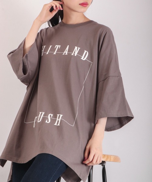 RE730（アールイーセブンサーティー）の「RE730 モンスターシルエット半袖Tシャツ（Tシャツ/カットソー・メンズ・ブラック/グレー/オフホワイト/イエロー/ホワイト系その他/ブラック系その他/グレー系その他/イエロー系その他/ホワイト系その他2/ホワイト系その他3/ホワイト系その他4/ホワイト系その他5/ホワイト系その他6/ブラック系その他2/ブラック系その他3/ブラック系その他4/ブラック系その他5/ブラック系その他6/グレー系その他2/グレー系その他3・M/L）」の17枚目の写真
