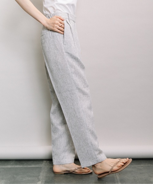 ELVENCE DEUX(エルベンスドゥ)の「ツイードタックテーパード(その他パンツ・レディース・ベージュ/グレー/ライム・SMALL/MEDIUM)」の15枚目の写真