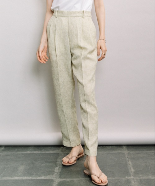 ELVENCE DEUX(エルベンスドゥ)の「ツイードタックテーパード(その他パンツ・レディース・ベージュ/グレー/ライム・SMALL/MEDIUM)」の17枚目の写真