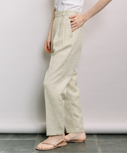 ELVENCE DEUX(エルベンスドゥ)の「ツイードタックテーパード(その他パンツ・レディース・ベージュ/グレー/ライム・SMALL/MEDIUM)」の11枚目の写真